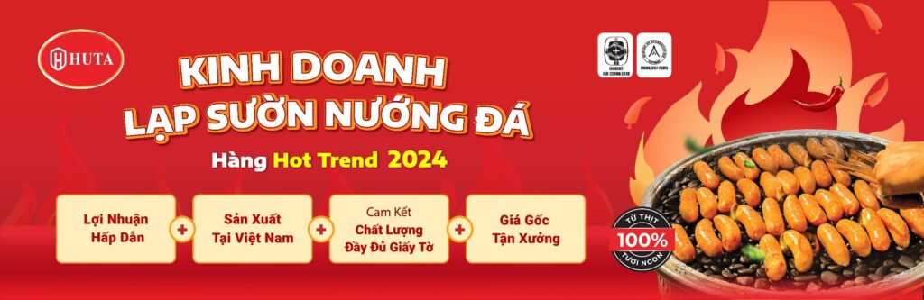 Lạp xưởng nướng đá huta