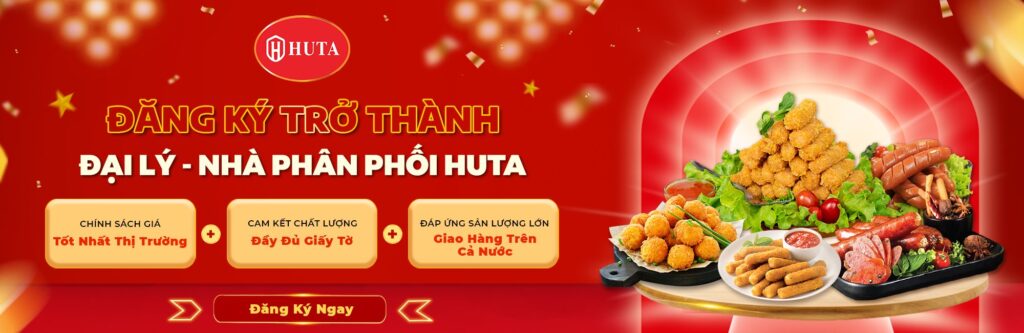 Nhà phân phối - đại lý sản phẩm đồ ăn vặt huta